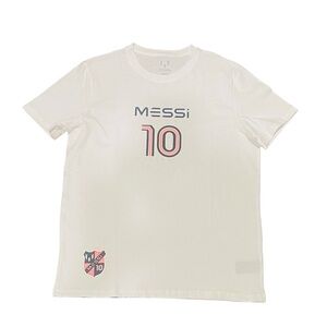 Messi Collection Women’s White T-Shirt Medium